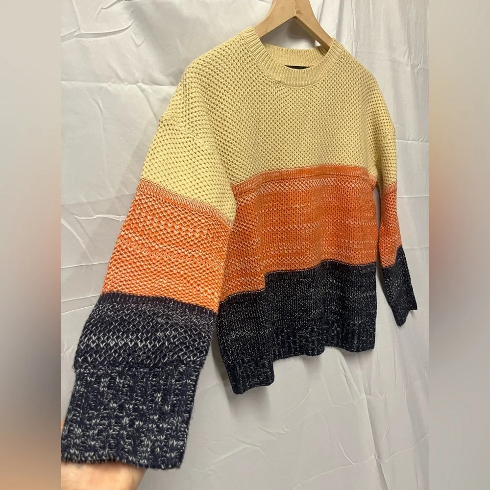Merokeety Colorblock Knit Sweater - Picture 3 of 9